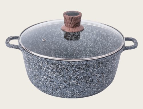 Aluminum casserole granite coating classic die casting series