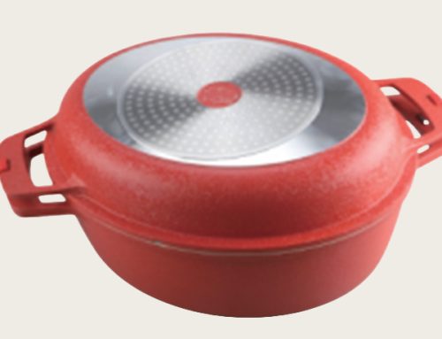 Aluminum roaster ice flower series