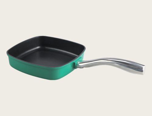 Aluminum square fry pan classic square die casting series