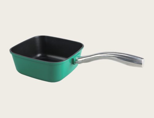 Aluminum square sauce pan classic square die casting series