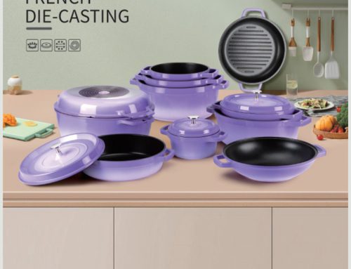 Cookware French Die Casting Series – Roaster – Casserole – Fry Pan – Shallow Casserole – Wok